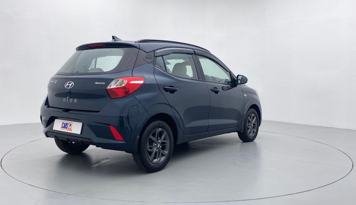 2020 Hyundai GRAND I10 NIOS SPORTZ 1.2 AT, Petrol, Automatic, 3,839 km, Right Back Diagonal (45- Degree) View