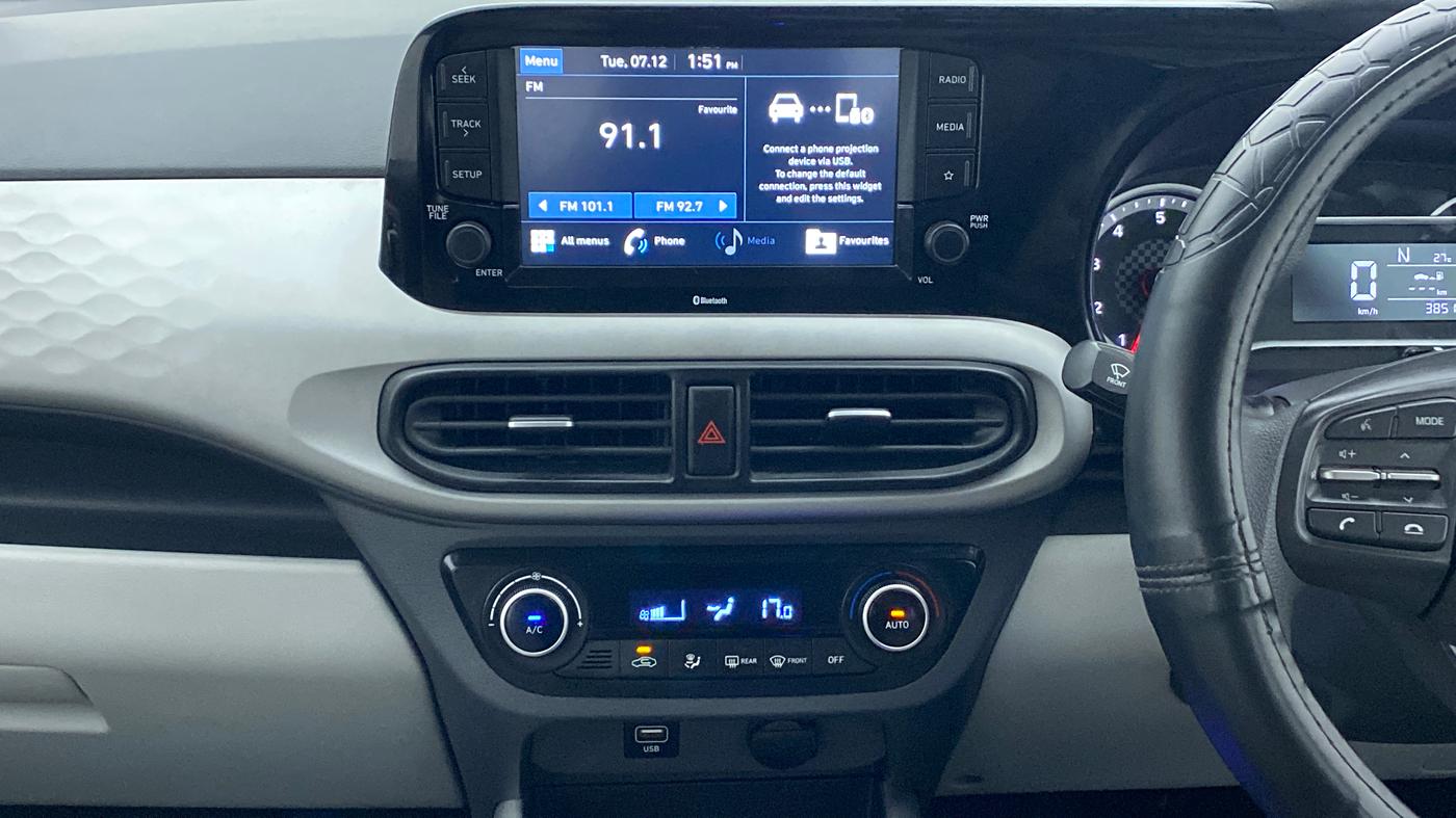 2020 Hyundai GRAND I10 NIOS SPORTZ 1.2 AT, Petrol, Automatic, 3,839 km, Air Conditioner