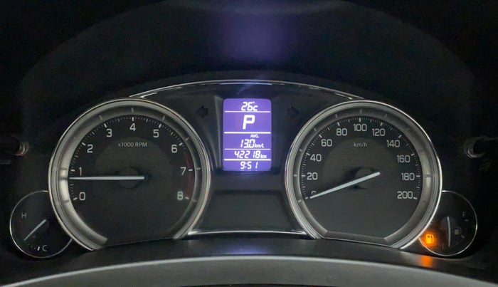2017 Maruti Ciaz ZETA 1.4  AT PETROL, Petrol, Automatic, 42,218 km, Odometer Image
