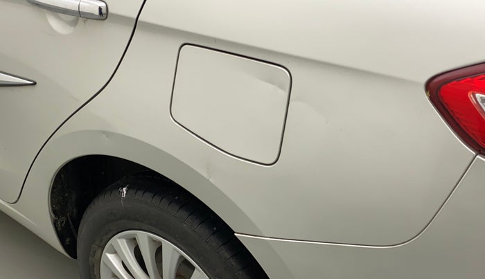 2017 Maruti Ciaz ZETA 1.4  AT PETROL, Petrol, Automatic, 42,218 km, Left quarter panel - Slightly dented