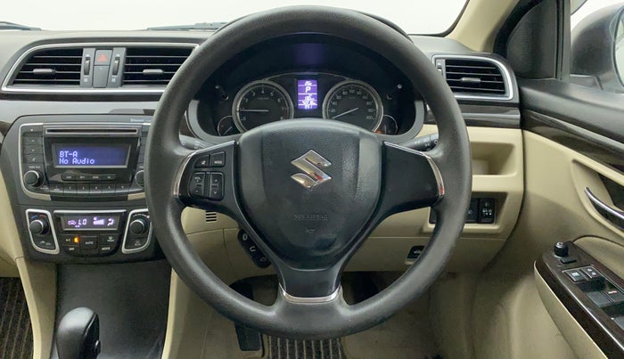 2017 Maruti Ciaz ZETA 1.4  AT PETROL, Petrol, Automatic, 42,218 km, Steering Wheel Close Up