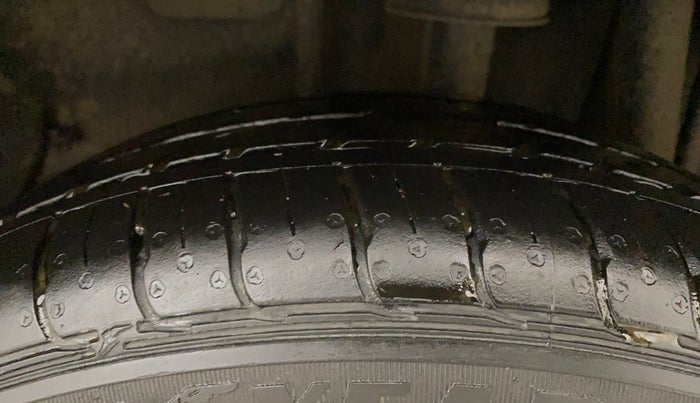 2023 Tata Tiago XZA PLUS PETROL, Petrol, Automatic, 23,135 km, Left Rear Tyre Tread