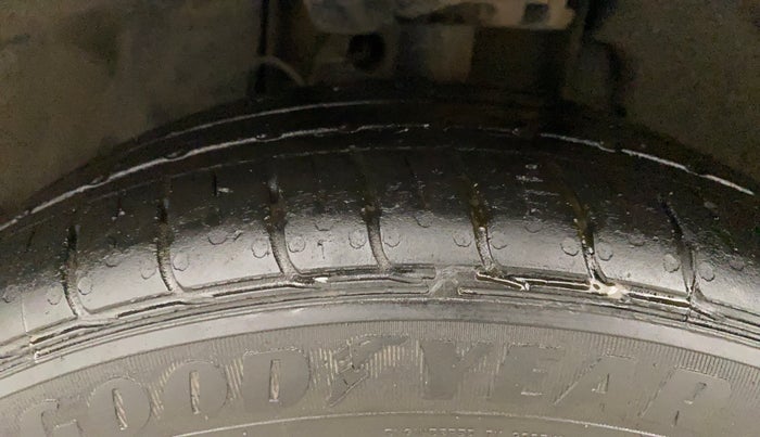 2023 Tata Tiago XZA PLUS PETROL, Petrol, Automatic, 23,135 km, Left Front Tyre Tread