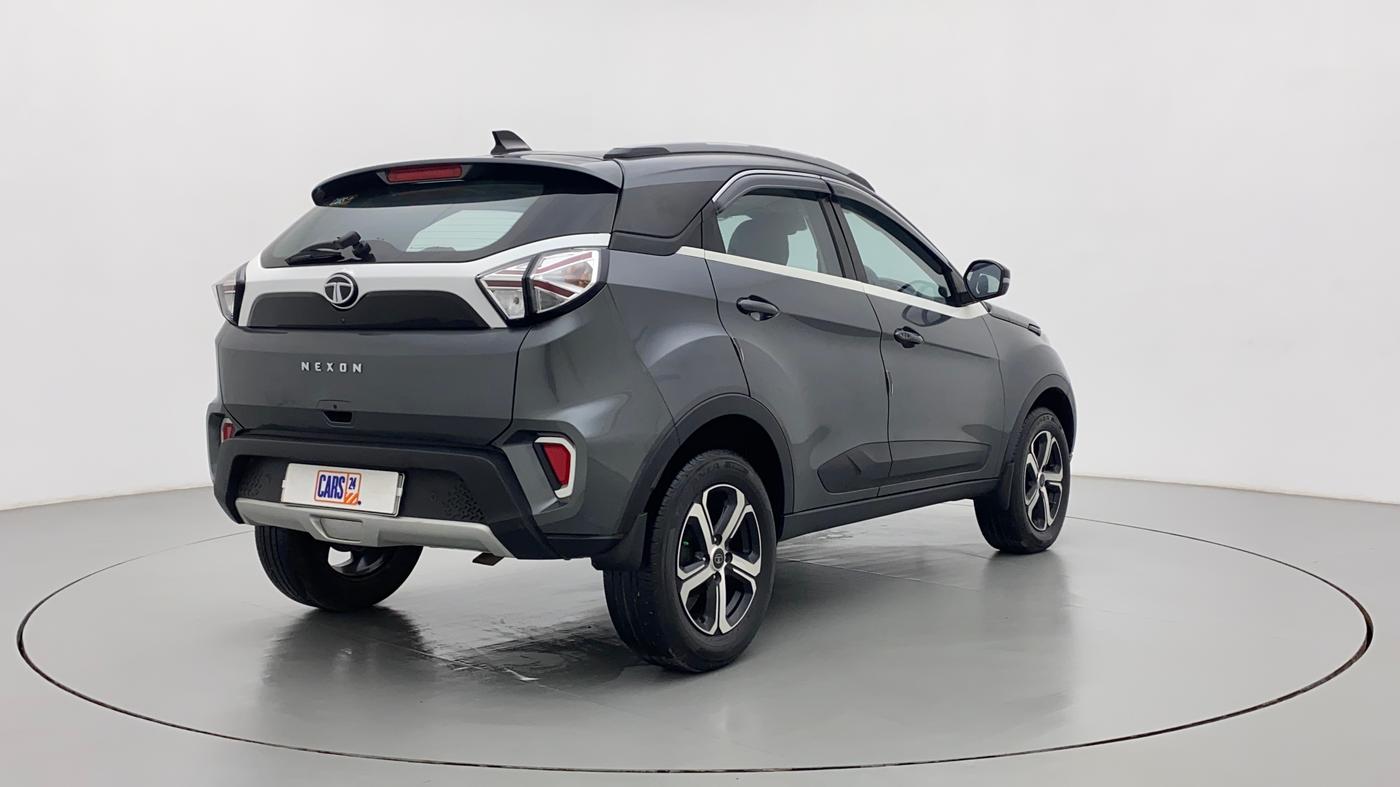 2022 Tata NEXON XZ PLUS (HS) DIESEL, Diesel, Manual, 34,507 km, Right Back Diagonal