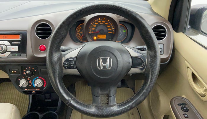 2013 Honda Amaze 1.2 SMT I VTEC, Petrol, Manual, 47,648 km, Steering Wheel Close Up