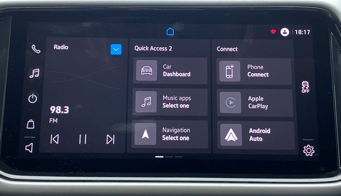 2022 Volkswagen TAIGUN HIGHLINE 1.0 TSI AT, Petrol, Automatic, 6,211 km, Infotainment System