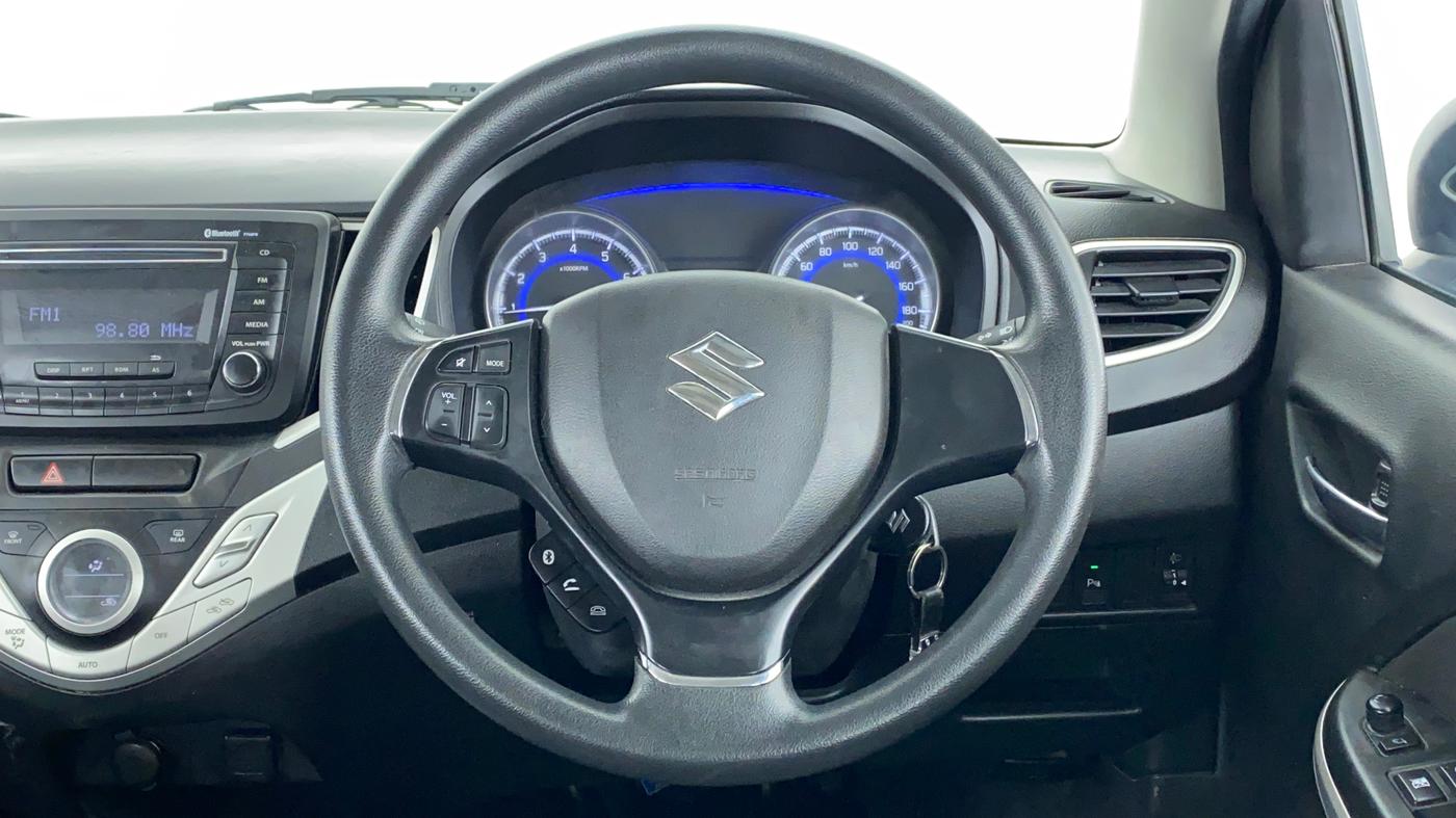 2016 Maruti Baleno DELTA PETROL 1.2, Petrol, Manual, 41,373 km, Steering Wheel Close Up