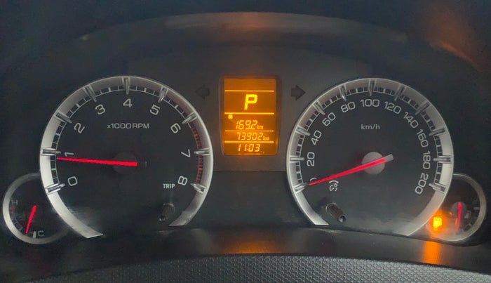 2014 Maruti Swift Dzire VXI AT, Petrol, Automatic, 73,898 km, Odometer Image