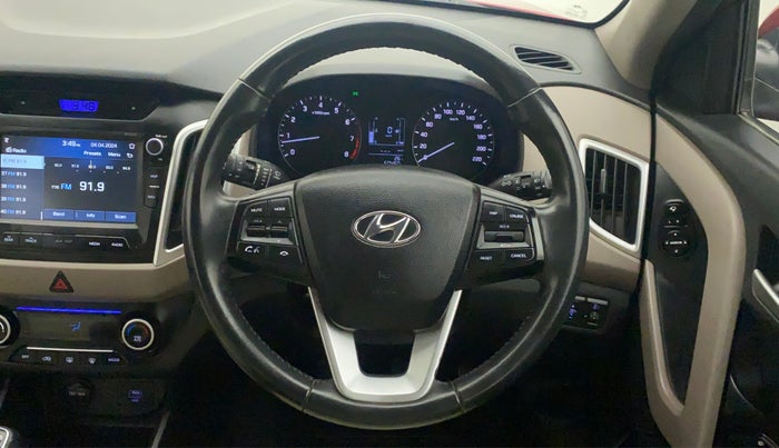 2019 Hyundai Creta SX 1.6 PETROL, Petrol, Manual, 60,378 km, Steering Wheel Close Up