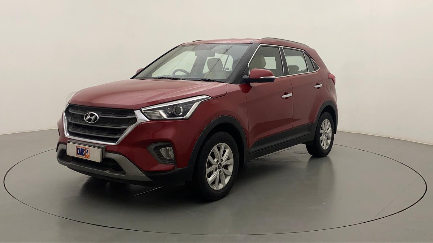 2019 Hyundai Creta SX 1.6 PETROL, Petrol, Manual, 60,378 km, Left Front Diagonal
