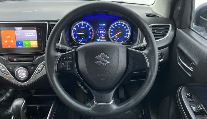 2020 Maruti Baleno ZETA CVT PETROL 1.2, Petrol, Automatic, 59,440 km, Steering Wheel Close Up