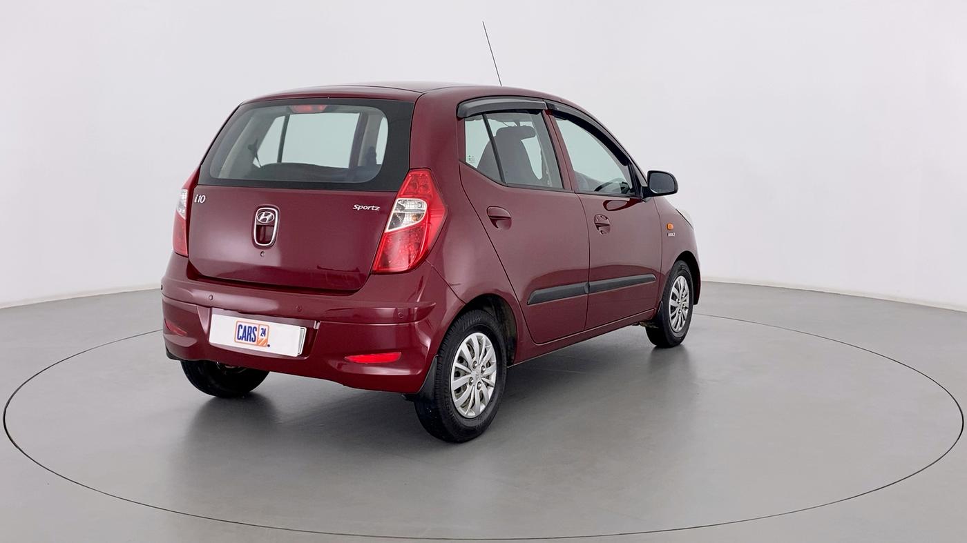 2015 Hyundai i10 SPORTZ 1.1 IRDE2, Petrol, Manual, 59,279 km, Right Back Diagonal
