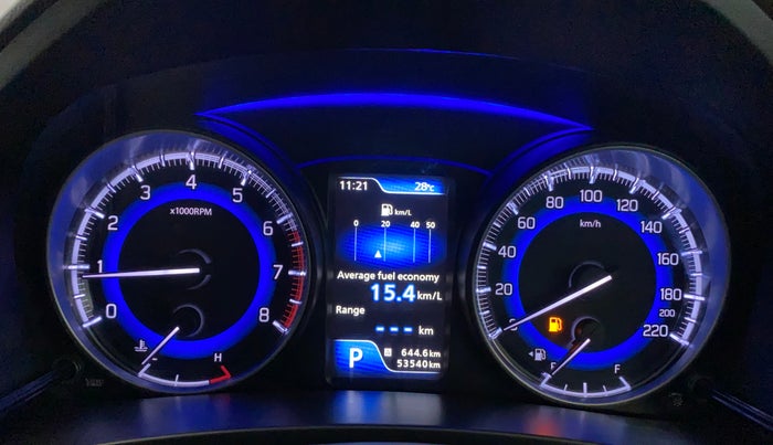 2017 Maruti Baleno ALPHA CVT PETROL 1.2, Petrol, Automatic, 53,589 km, Odometer Image