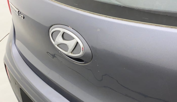2017 Hyundai Grand i10 SPORTZ (O) 1.2 KAPPA VTVT, Petrol, Manual, 23,476 km, Dicky (Boot door) - Slightly dented