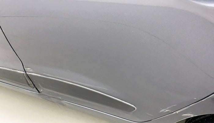 2017 Hyundai Grand i10 SPORTZ (O) 1.2 KAPPA VTVT, Petrol, Manual, 23,476 km, Rear left door - Minor scratches