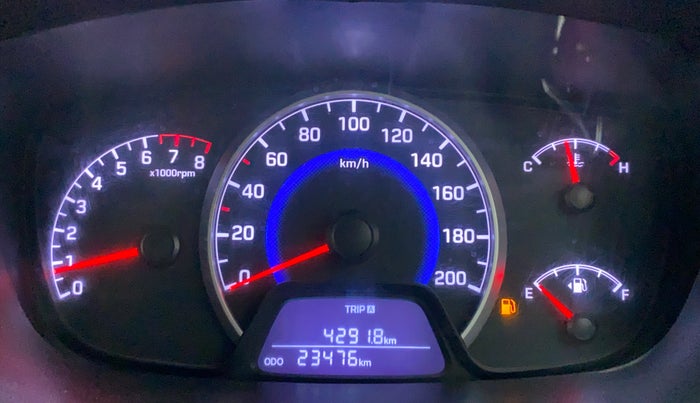2017 Hyundai Grand i10 SPORTZ (O) 1.2 KAPPA VTVT, Petrol, Manual, 23,476 km, Odometer Image