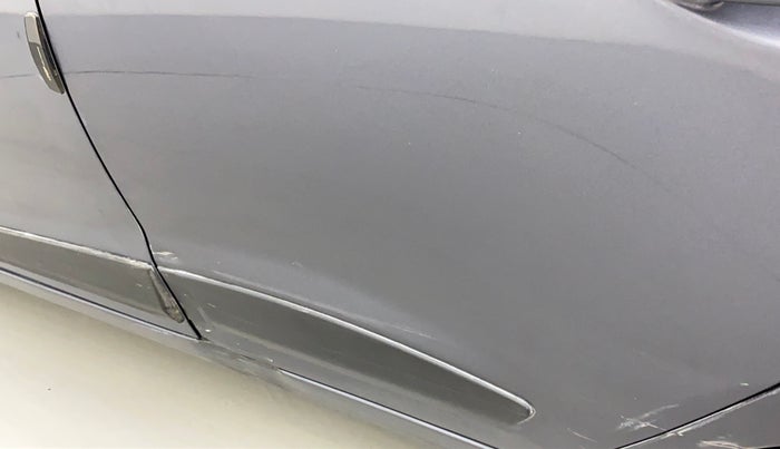 2017 Hyundai Grand i10 SPORTZ (O) 1.2 KAPPA VTVT, Petrol, Manual, 23,476 km, Rear left door - Slightly dented