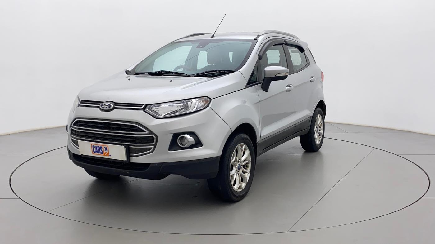 2015 Ford Ecosport TITANIUM 1.5L DIESEL, Diesel, Manual, 1,05,171 km, Left Front Diagonal