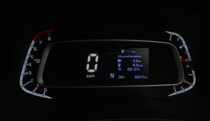 2020 KIA SONET HTX 1.0 IMT, Petrol, Manual, 68,265 km, Odometer Image