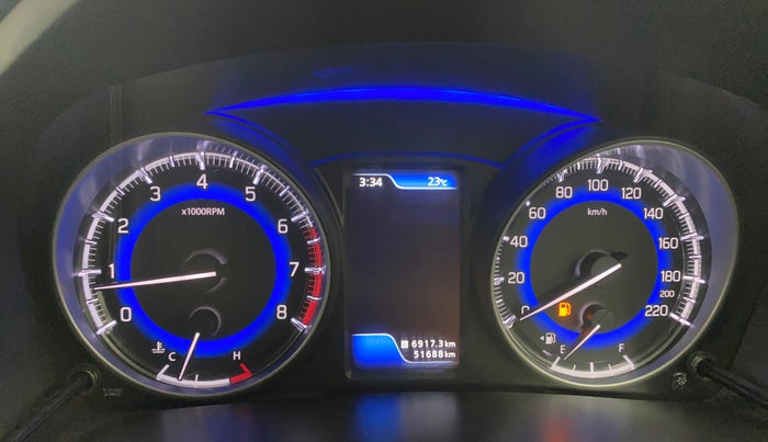 2017 Maruti Baleno ALPHA PETROL 1.2, Petrol, Manual, 51,655 km, Odometer Image