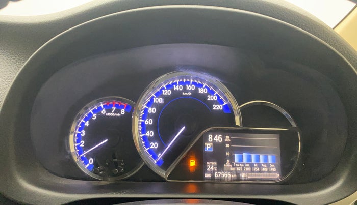 2020 Toyota YARIS V CVT, Petrol, Automatic, 67,534 km, Odometer Image