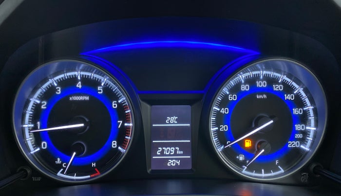 2019 Maruti Baleno DELTA 1.2 K12, Petrol, Manual, 27,137 km, Odometer Image