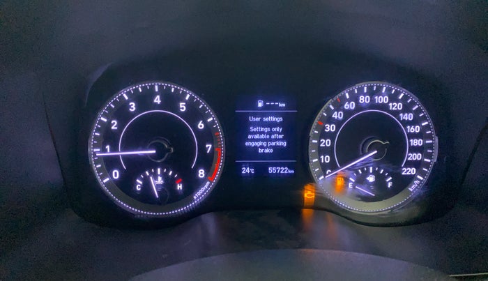 2019 Hyundai VENUE SX 1.0 (O) TURBO, Petrol, Manual, 55,739 km, Odometer Image