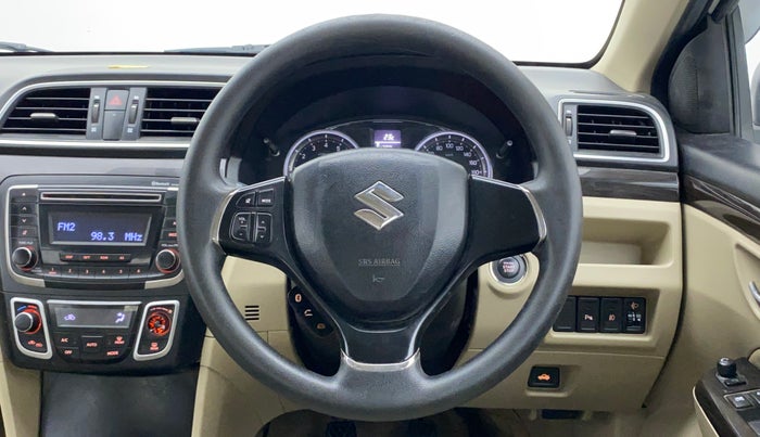 2017 Maruti Ciaz ZETA 1.4  MT PETROL, Petrol, Manual, 73,437 km, Steering Wheel Close Up
