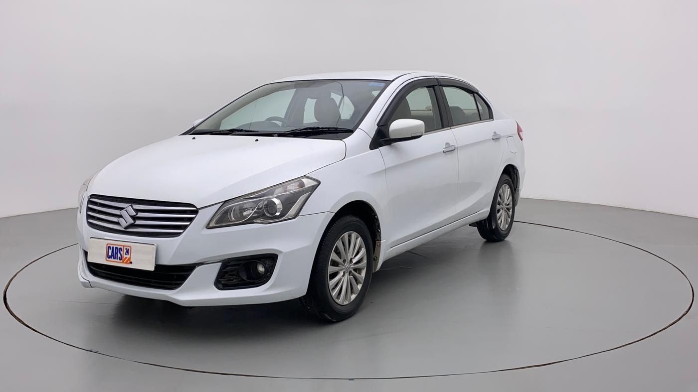 2017 Maruti Ciaz ZETA 1.4  MT PETROL, Petrol, Manual, 73,437 km, Left Front Diagonal