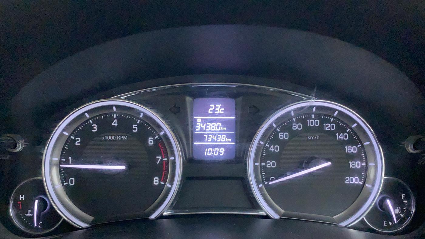 2017 Maruti Ciaz ZETA 1.4  MT PETROL, Petrol, Manual, 73,437 km, Odometer Image