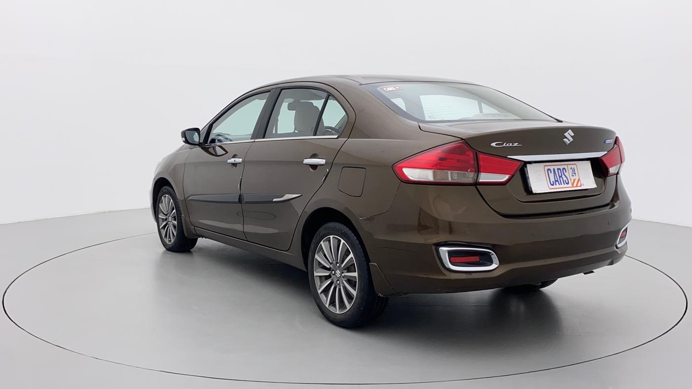 2018 Maruti Ciaz ALPHA  AT 1.5 SHVS PETROL, Petrol, Automatic, 92,446 km, Left Back Diagonal