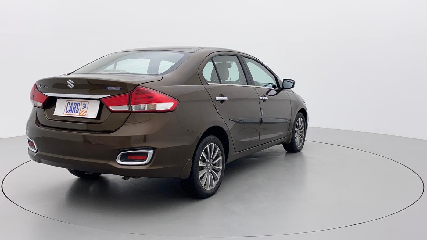 2018 Maruti Ciaz ALPHA  AT 1.5 SHVS PETROL, Petrol, Automatic, 92,446 km, Right Back Diagonal