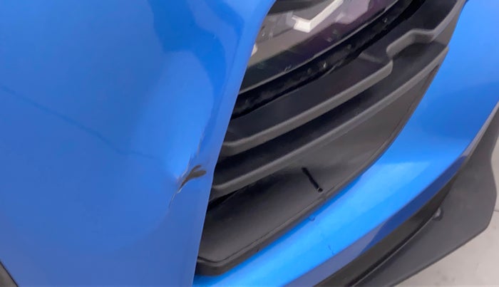 2021 Renault Kiger RXZ 1.0 TURBO MT DUAL TONE, Petrol, Manual, 7,063 km, Front bumper - Slightly dented