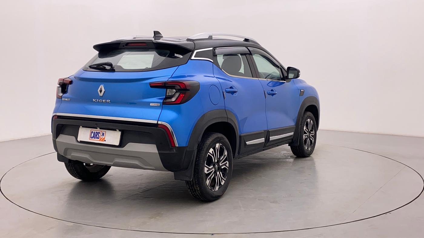 2021 Renault Kiger RXZ 1.0 TURBO MT DUAL TONE, Petrol, Manual, 7,063 km, Right Back Diagonal