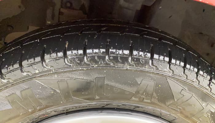2018 Datsun Redi Go T(O) 1.0 AMT, Petrol, Automatic, 23,937 km, Left Front Tyre Tread