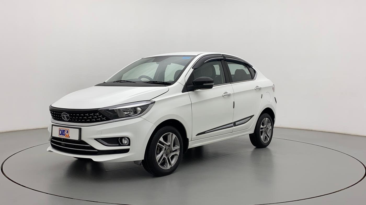 2022 Tata TIGOR XZA PLUS PETROL, Petrol, Automatic, 12,407 km, Left Front Diagonal