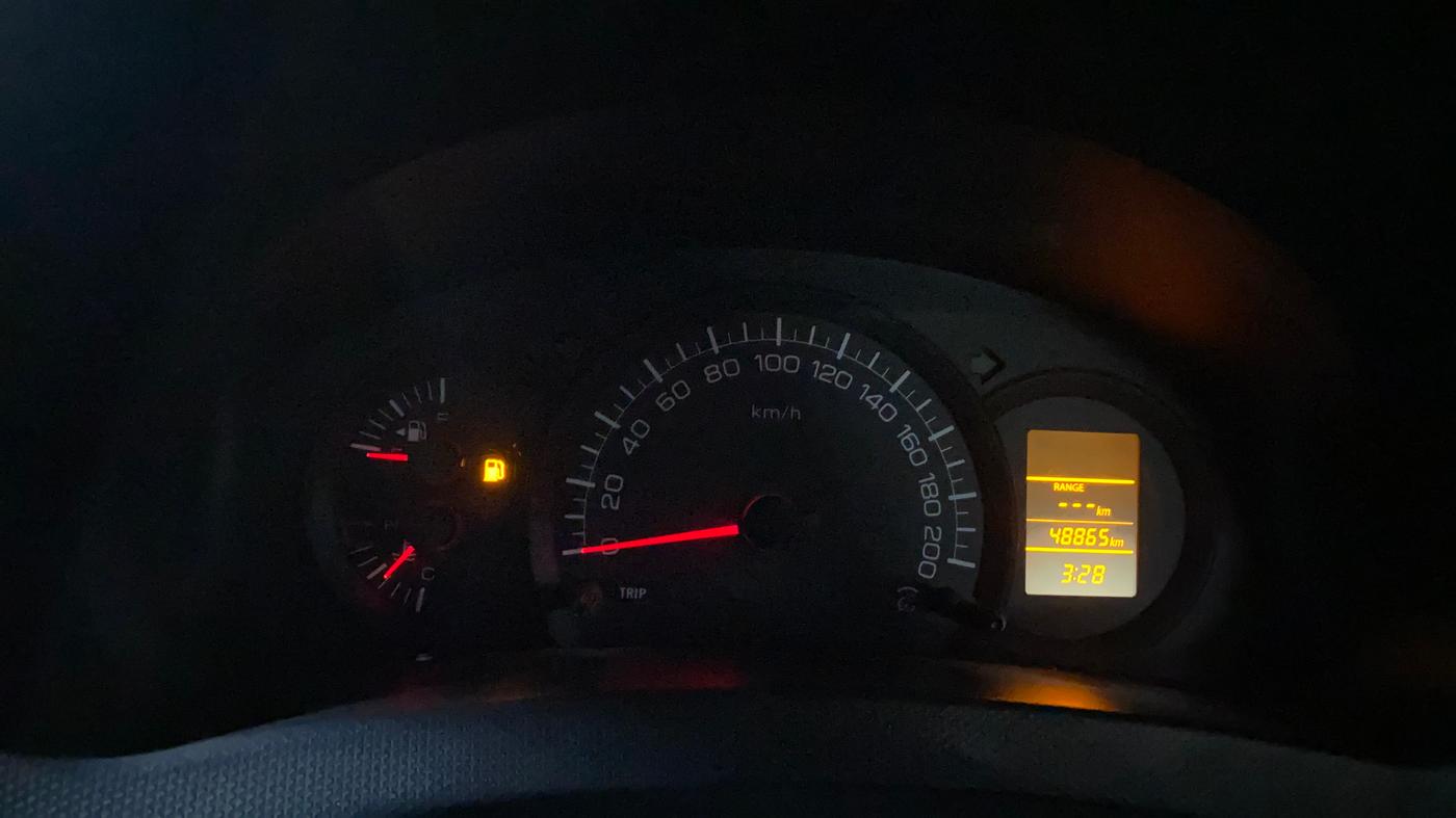 2016 Maruti Swift Dzire LXI (O), Petrol, Manual, 48,853 km, Odometer Image