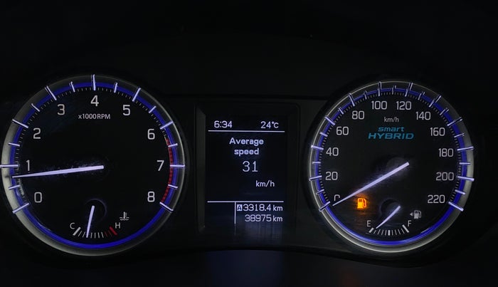 2021 Maruti S Cross SIGMA 1.5, Petrol, Manual, 38,971 km, Odometer Image