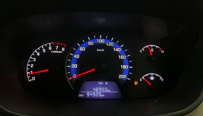 2017 Hyundai Xcent E, Petrol, Manual, 94,858 km, Odometer Image