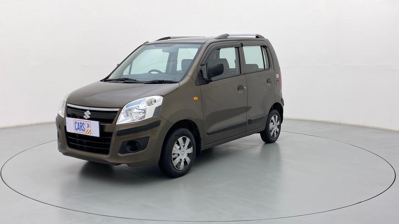 2017 Maruti Wagon R 1.0 LXI CNG, CNG, Manual, 25,668 km, Left Front Diagonal