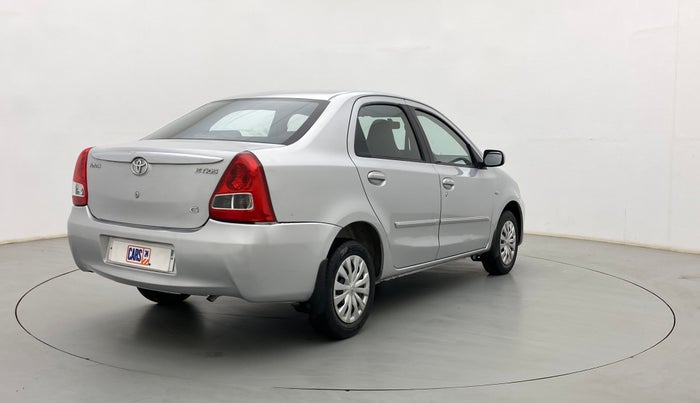 2011 Toyota Etios G, Petrol, Manual, 23,051 km, Right Back Diagonal