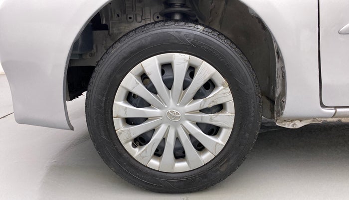 2011 Toyota Etios G, Petrol, Manual, 23,051 km, Left Front Wheel