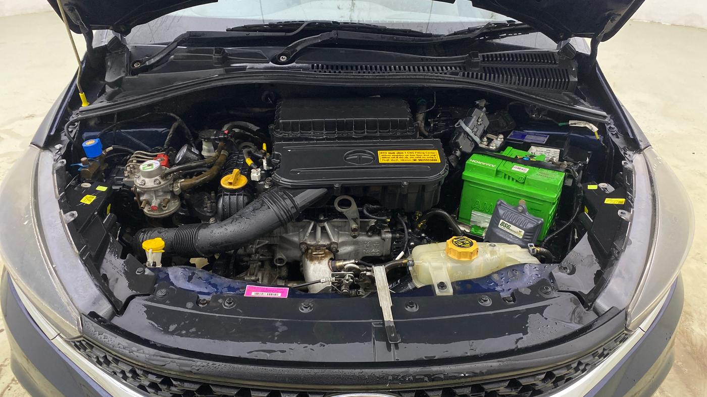 2020 Tata TIGOR XZ PETROL, CNG, Manual, 72,235 km, Engine View