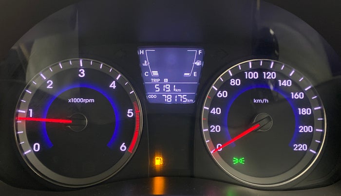 2015 Hyundai Verna FLUIDIC 1.6 CRDI S, Diesel, Manual, 78,214 km, Odometer Image