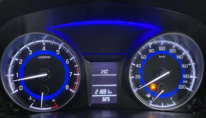 2018 Maruti Baleno DELTA 1.2 K12, Petrol, Manual, 21,910 km, Odometer Image