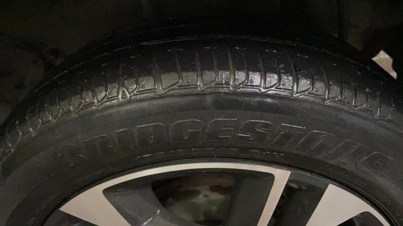 2021 Tata Tiago XZA PLUS PETROL, Petrol, Automatic, 46,320 km, Left Rear Tyre Tread