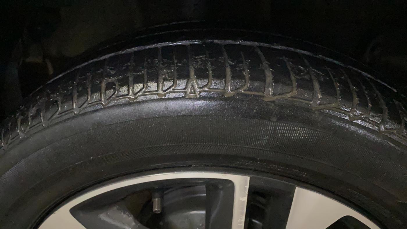 2021 Tata Tiago XZA PLUS PETROL, Petrol, Automatic, 46,320 km, Right Rear Tyre Tread