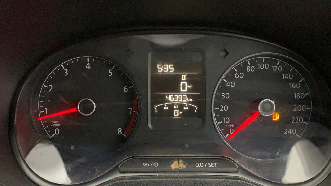 2019 Volkswagen Polo COMFORTLINE 1.0L MPI, Petrol, Manual, 46,320 km, Odometer Image