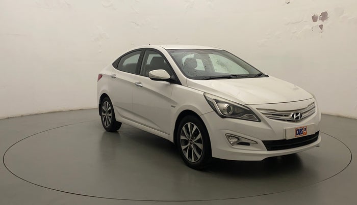 2015 Hyundai Verna FLUIDIC 4S 1.6 VTVT S(O), Petrol, Manual, 64,530 km, Right Front Diagonal