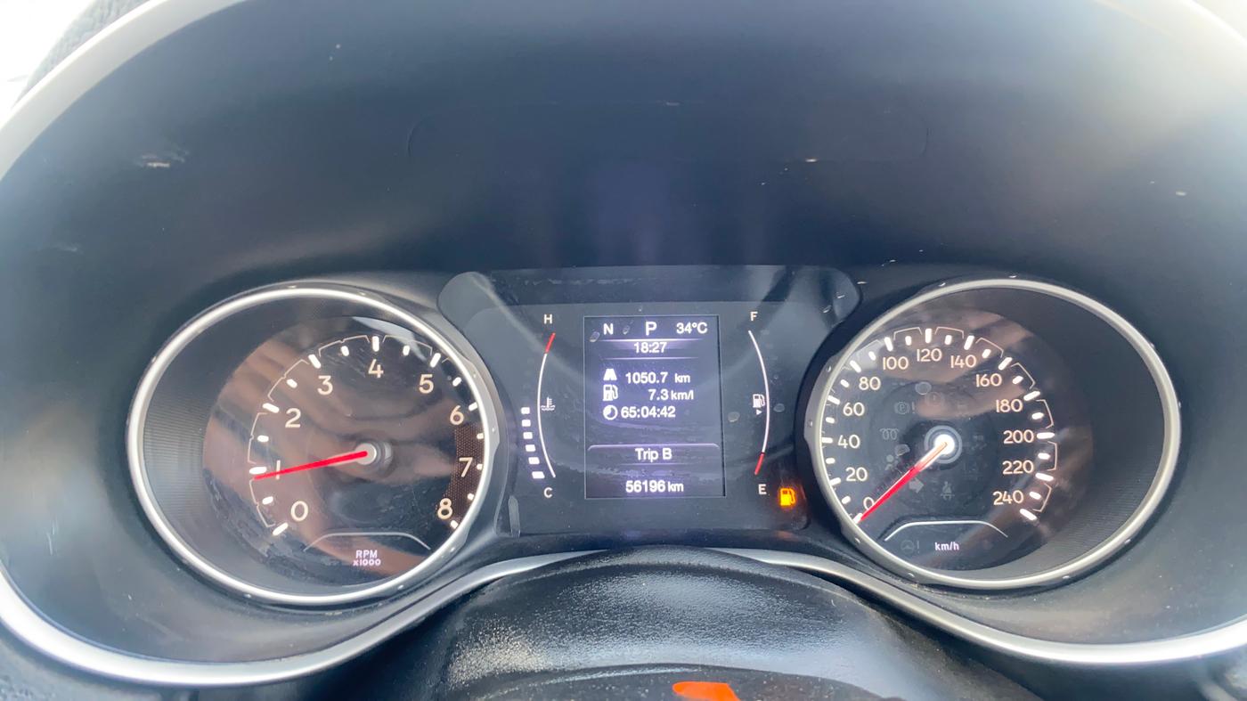 2017 Jeep Compass LIMITED 1.4 PETROL AT, Petrol, Automatic, 56,275 km, Odometer Image